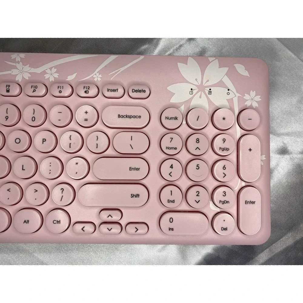Pink Mytrix USB Wireless Keyboard - No USB Adapter - Parts Only Model KMCS01-1